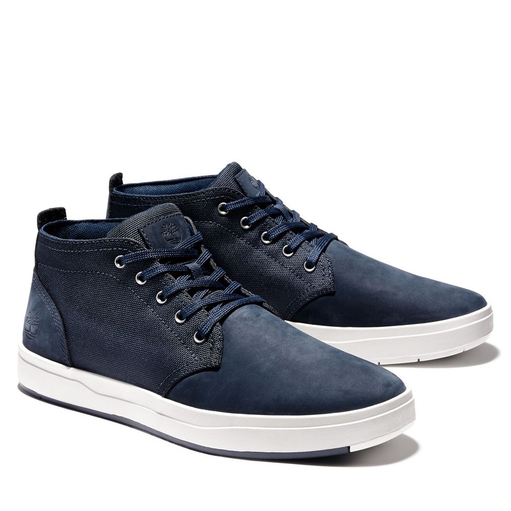 Bocanci Chukka Timberland Barbati Bleumarin - Davis Square Mixed-Media - Romania - JDNKBH940